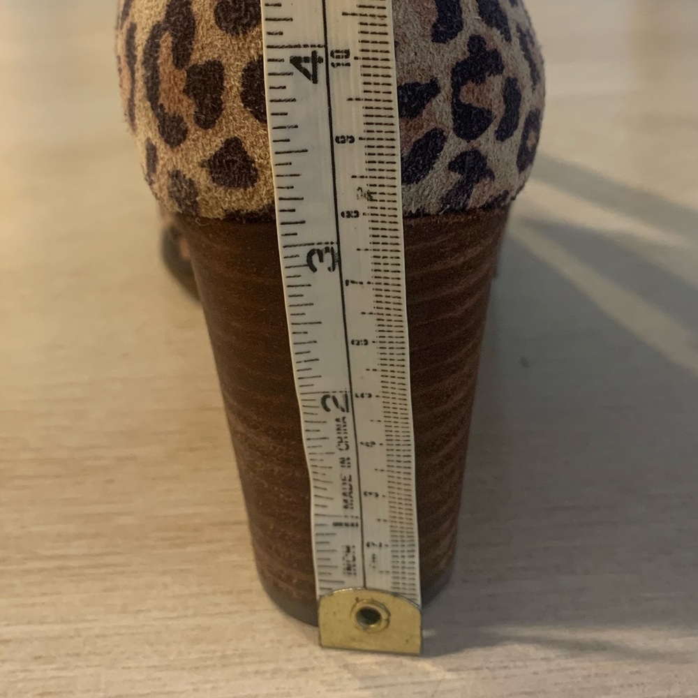 Lucky Brand Leopard Print Women’s Wedge Boots 6.5 - Picture 10 of 11